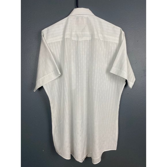 VINTAGE DEE CEE BRAND MEN WESTERN RANCHER COWBOY WHITE SNAP PEARL SHIRT Sz 16 - Picture 5 of 8